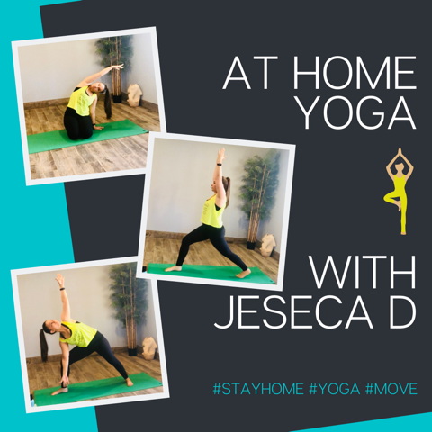 At home yoga with Jeseca D